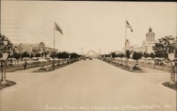 Looking toward main entrance Sesqui Centennial Exposition 1926 Postcard