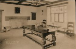 Library, Sulgrave Manor Sesquicentennial Exposition Philadelphia 1926 Postcard