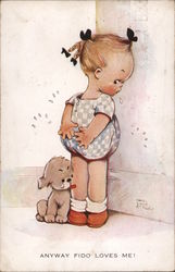 Anyway Fido Loves Me! Postcard
