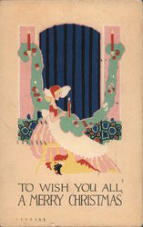 To Wish You All A Merry Christmas Postcard