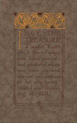 I have this treasure Greetings Postcard Postcard Postcard