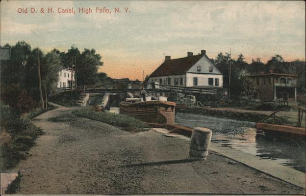 Old D&H Canal High Falls New York