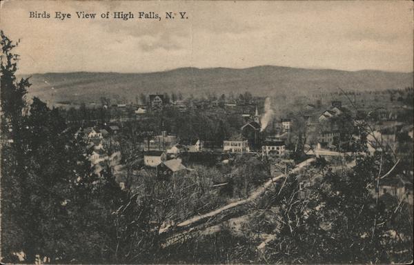 Birds Eye View of High Falls, NY New York