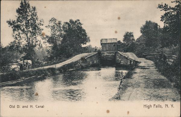 Old D&H Canal High Falls New York