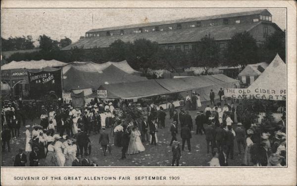 Souvenir of the Great Allentown Fair Pennsylvania