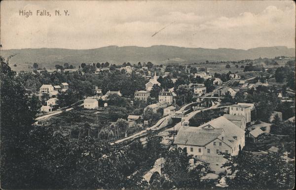 Scenic View High Falls New York