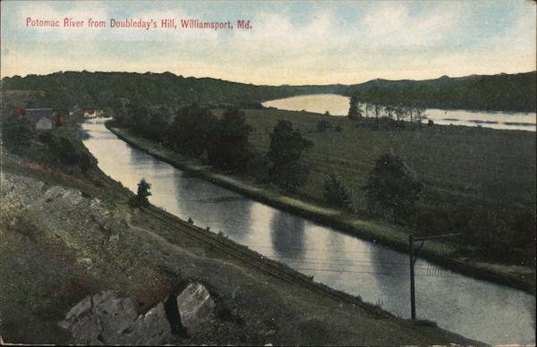 Potomac River from Doubleday's Hill Williamsport Maryland
