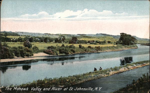 The Mohawk Valley and River Saint Johnsville New York