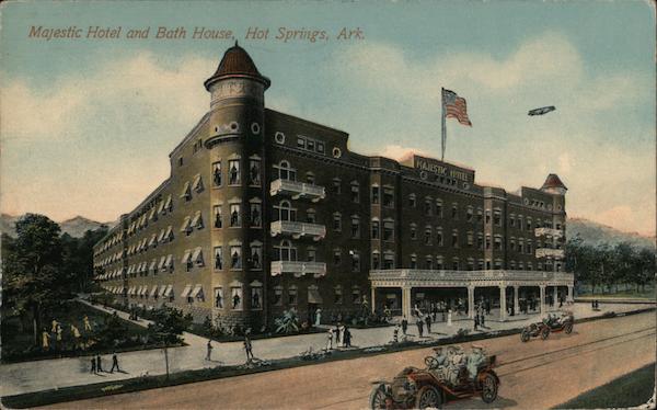 Majestic Hotel and Bath House Hot Springs Arkansas