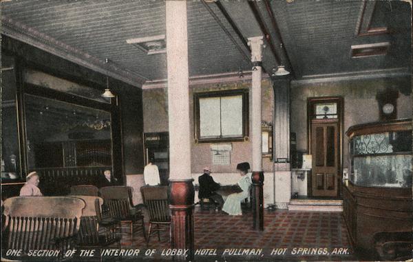 Section of Lobby, Hotel Pullman Hot Springs Arkansas