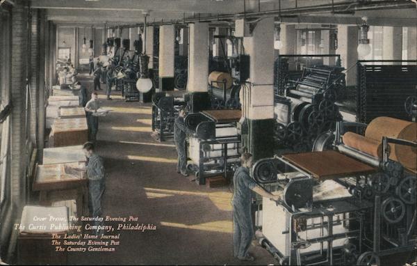 Cover Presses, Saturday Evening Post Philadelphia Pennsylvania