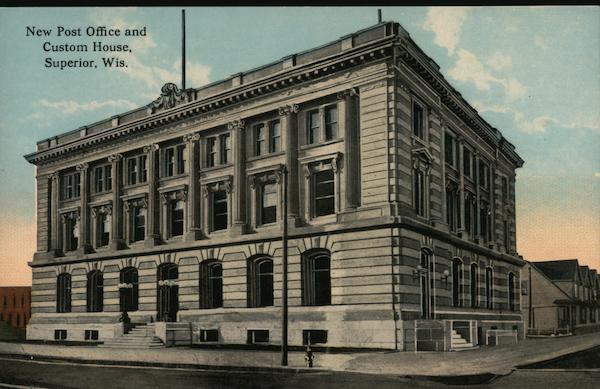 New Post Office and Custom House Superior Wisconsin
