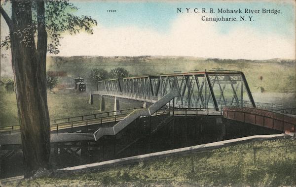 N.Y.C.R.R. Mohawk River Bridge Canajoharie New York