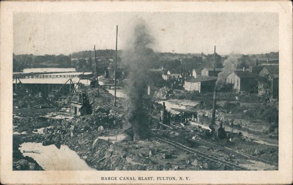 Barge Canal Blast Fulton New York