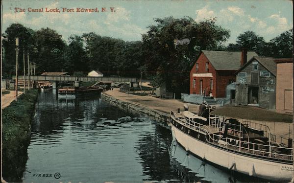 The Canal Lock Fort Edward New York