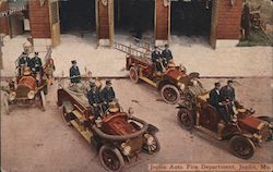 Joplin Auto Fire Department Postcard