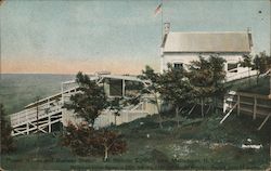 Power House and Railway Station, Mt. Beacon Summit Postcard