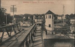 Entrance to Town from the East Postcard