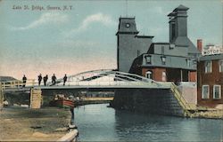 Lake St. Bridge Geneva, NY Postcard Postcard Postcard