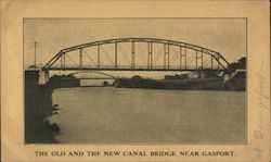 The Old and New Canal Bridge Postcard