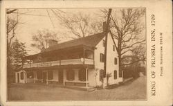 King of Prussia Inn, 1709 Postcard