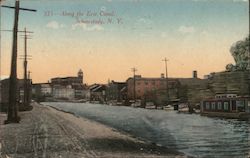 Along to Erie Canal Postcard