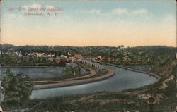 Erie Canal and Aqueduct Postcard