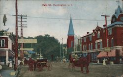 Main St. Huntington, NY Postcard Postcard Postcard