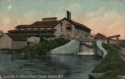 Lock No. 4. Black River Canal Rome, NY Postcard Postcard Postcard