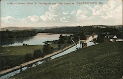 Potomac River & Chesapeake and Ohio Canal Hagerstown, MD Postcard Postcard Postcard