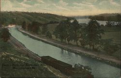 Canal & River from Doubleday Hill Williamsport, MD Postcard Postcard Postcard