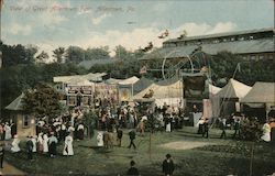 View of the Great Allentown Fair Postcard