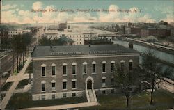 Birdseye View, Looking Toward Lake Ontario Postcard