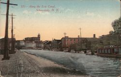Along the Erie Canal Postcard