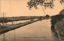 D&H Bridge and Canal Postcard