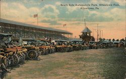 South Side Automobile Park, Allentown Fair Postcard