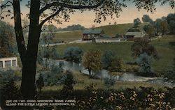 One of the Good Shepherd Home Farms Along the Little Lehigh Postcard