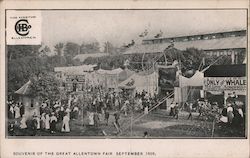 Souvenir of the Great Allentown Fair, September 1909 Postcard