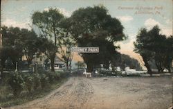 Entrance to Dorney Park Postcard