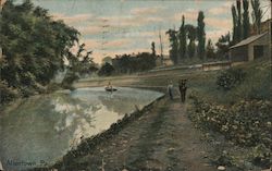 Canal Scene Postcard