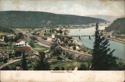 Scenic View Lackawaxen, PA Postcard Postcard Postcard