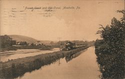 French Creek and Old Canal Meadville, PA Postcard Postcard Postcard