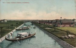 Canal Scene Postcard