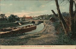 Second Canal Lock at the Aqueduct Postcard