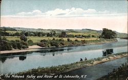 The Mohawk Valley and River Postcard
