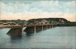 Hudson River Bridge Stillwater, NY Postcard Postcard Postcard