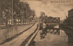 Erie Canal Rome, NY Postcard Postcard Postcard