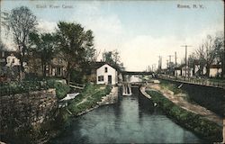 Black River Canal Rome, NY Postcard Postcard Postcard