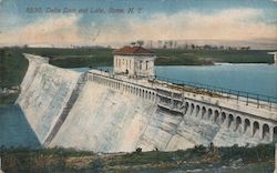 Delta Dam and Lake Postcard