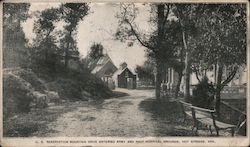 U.S. Reservation Mountain Drive entering Army and Navy Hospital Grounds Postcard